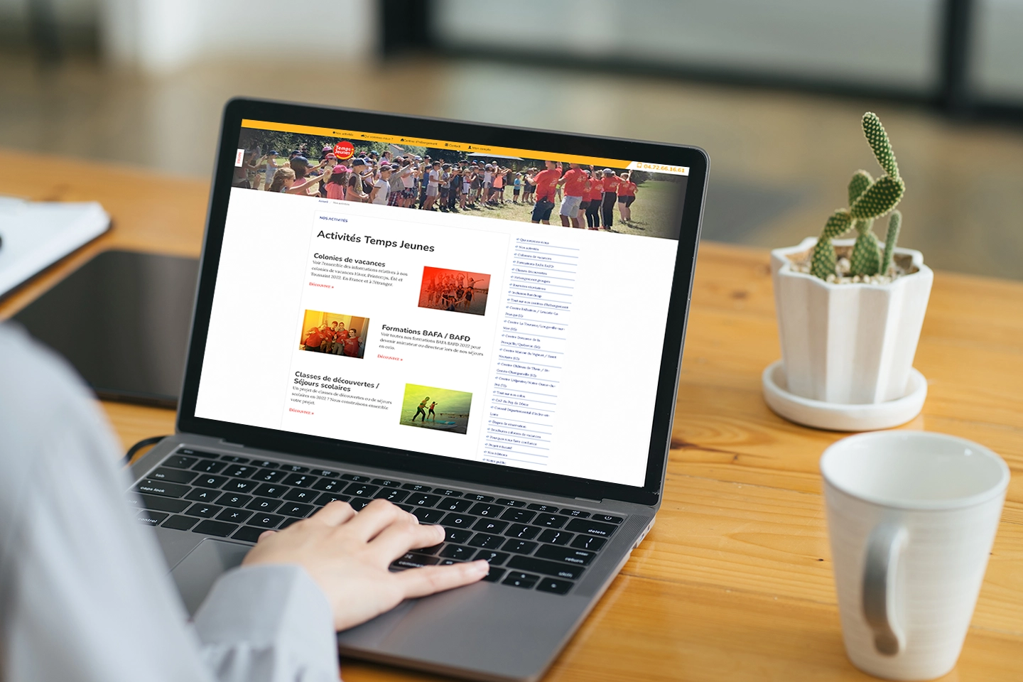 Présentation refonte site web par Carmen-Laura Design