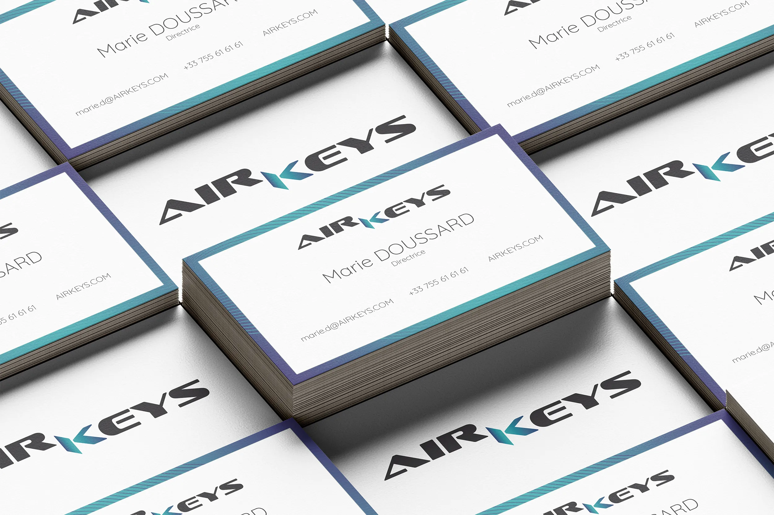 Identité de marque & design site web - Airkeys
