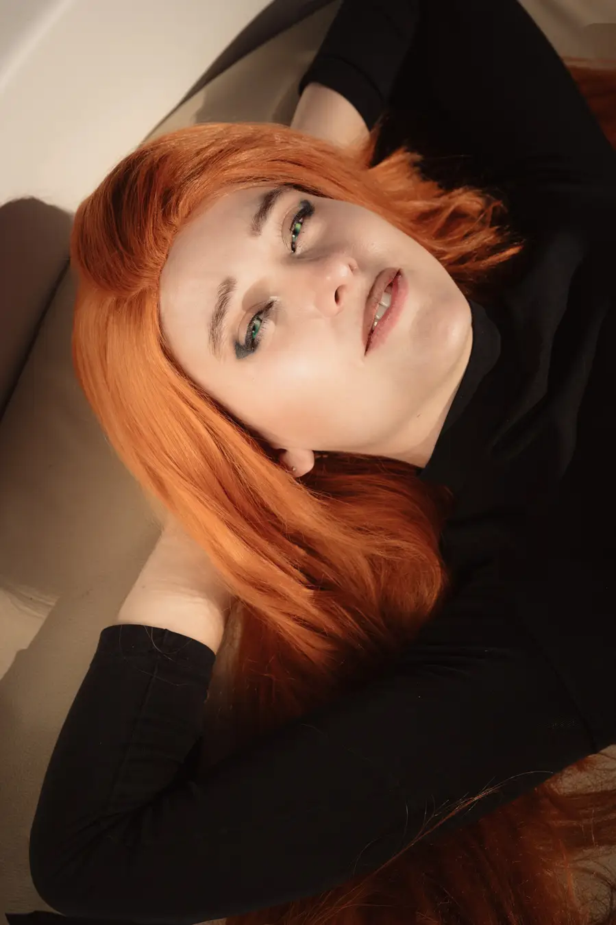 Shooting photo mode sur bateau sur le lac d'Annecy avec Kim possible