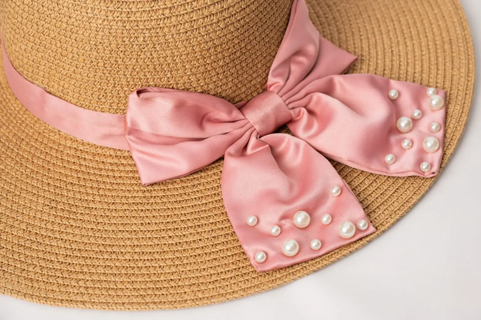 Photo produit e-commerce - studio fond blanc - chapeau détail