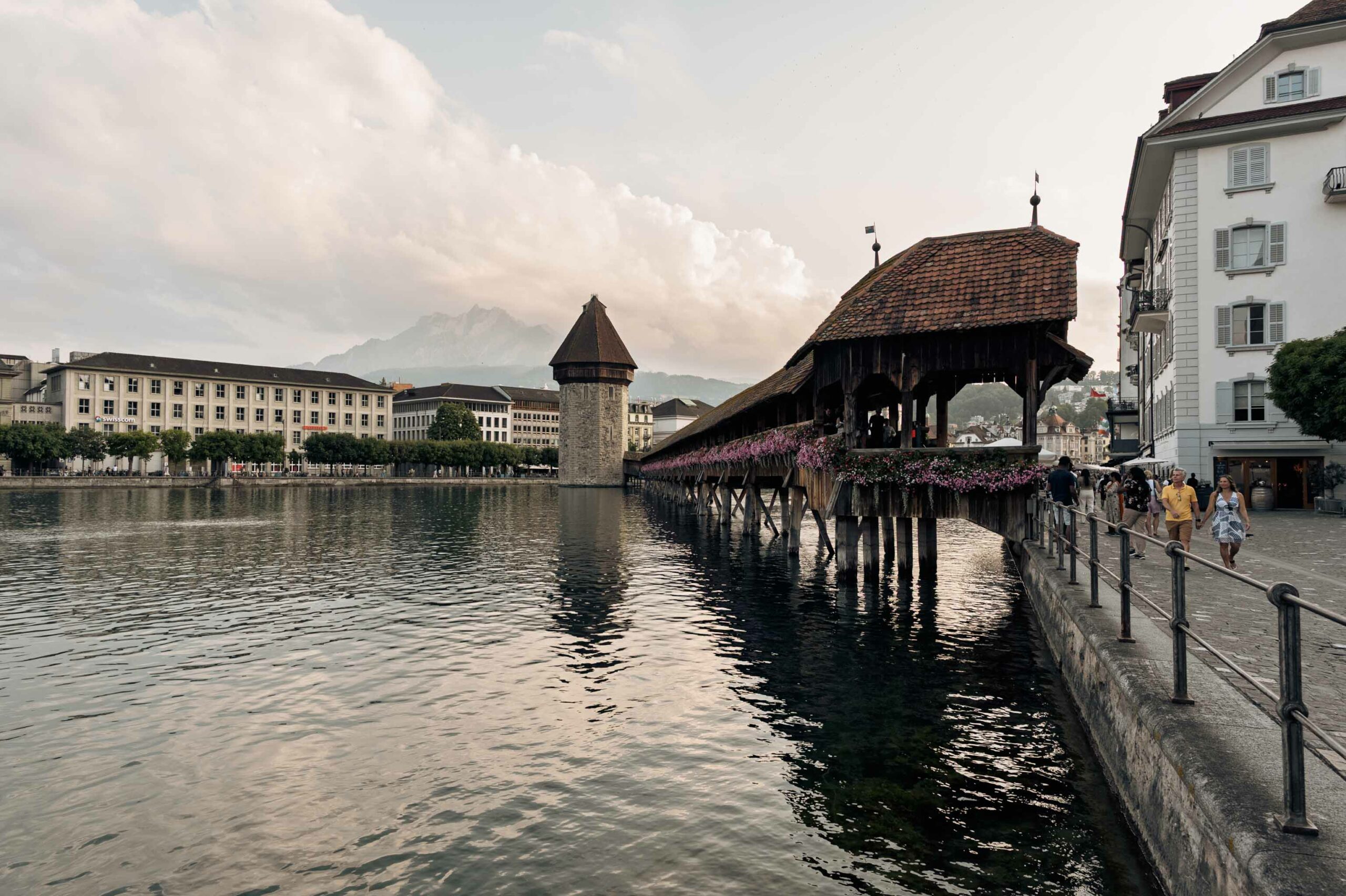 Lucerne et le mont Pilatus dans le même cadre