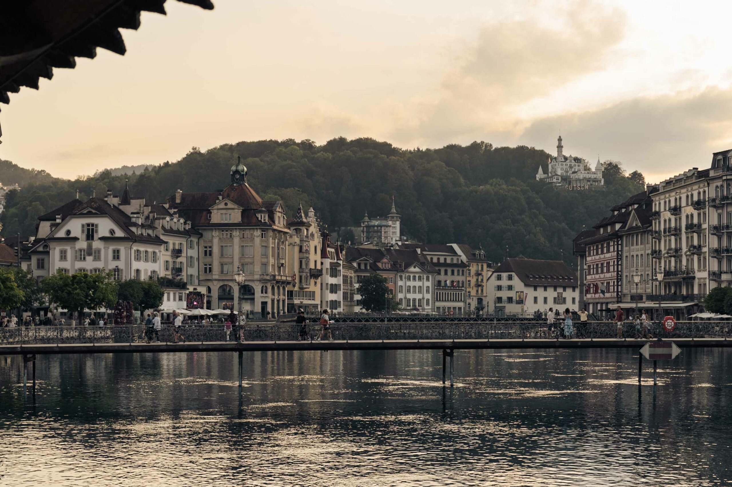 La Spreuerbrücke, le second pont de bois couvert de Lucerne